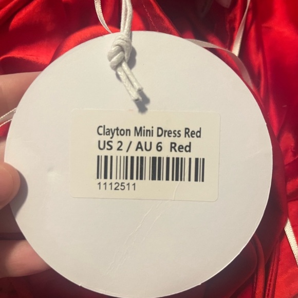 Princess Polly Red Satin Dress - Picture 4 of 4